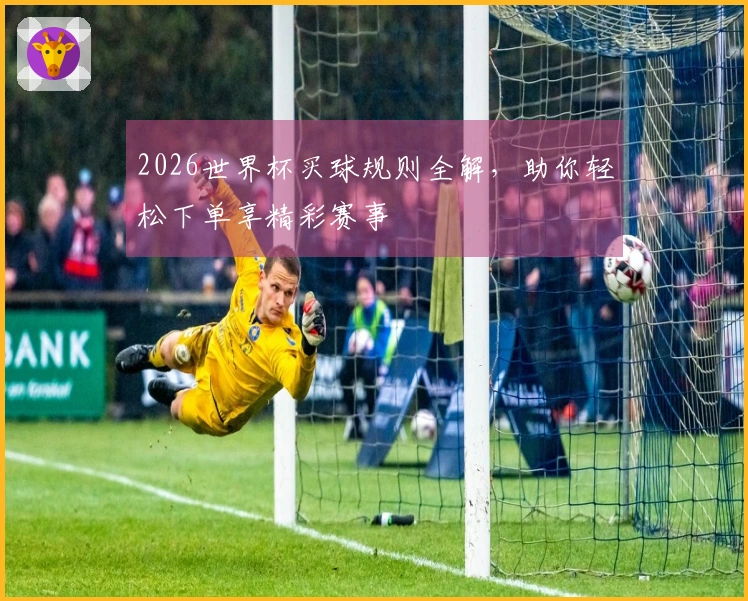 2026世界杯买球规则全解，助你轻松下单享精彩赛事